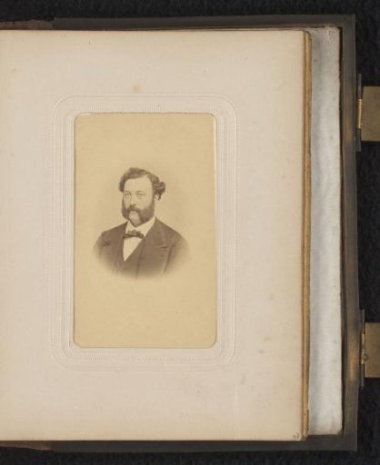 Portrait of a Man with a Mustache and Sideburns