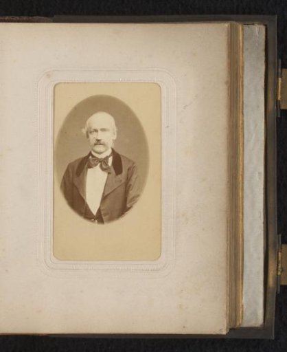 Portrait of a man with a mustache