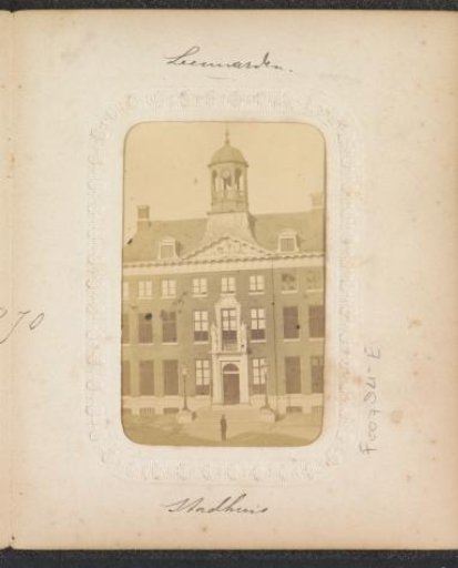Facade of the Town Hall in Leeuwarden