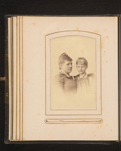 Portrait of a woman and a girl