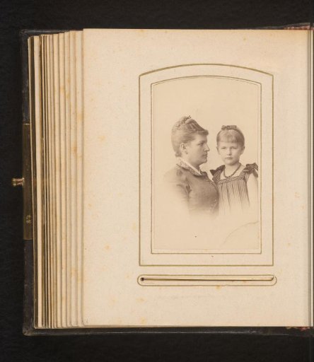 Portrait of a woman and a girl