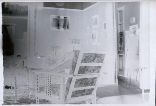 Corner of a room with furniture