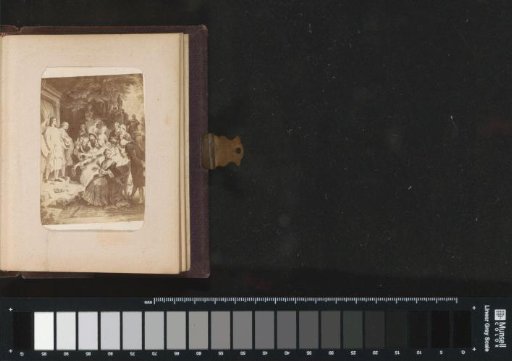 Photoreproduction of (presumably) a print after a work by W. von Kaulbach: Goethe in Weimar