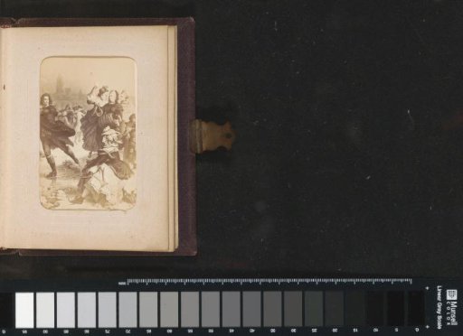 Photoreproduction of (presumably) a print after a work by W. von Kaulbach: Goethe in Frankfurt