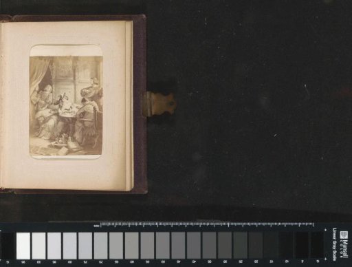 Photoreproduction of (presumably) a print after a work by W. von Kaulbach: Adelheid (Goetz of Berlichingen)