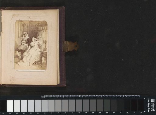 Photographic reproduction of (presumably) a print after a work by W. von Kaulbach: Eugénie (Natural Daughter)