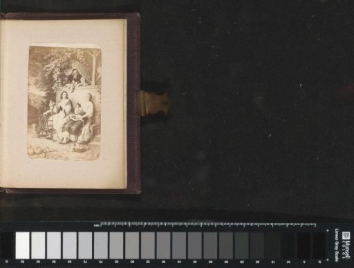 Photographic reproduction of (presumably) a print after a work by W. von Kaulbach: Friederike. Truth and Poetry