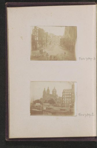View of the Oudekerk Square in Amsterdam
