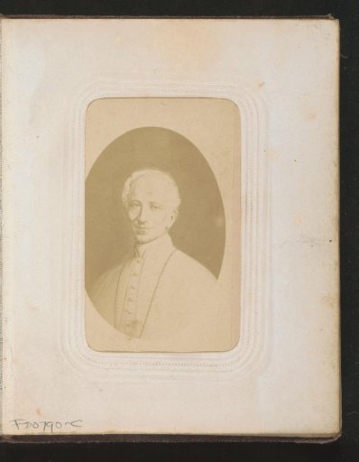 Photographic reproduction of (presumably) a drawing of Pope Leo XIII