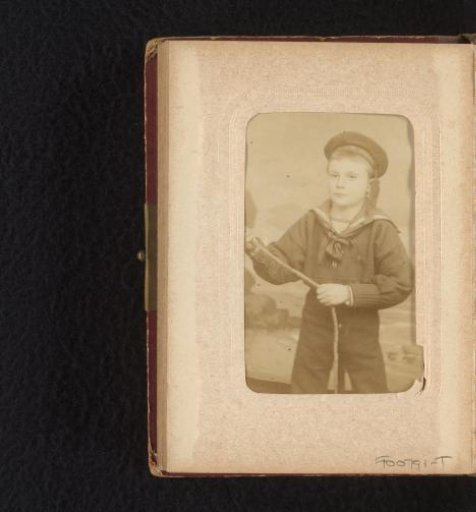 Portrait of a boy in sailor's clothing