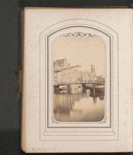 View of the Houtgracht in Amsterdam