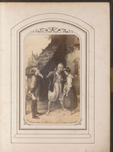 Photographic reproduction of (probably) a print after a painting by Rudolf Jordan