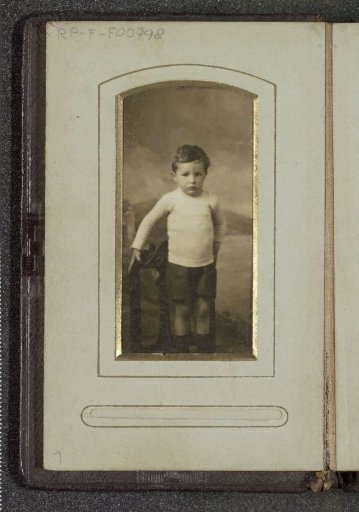 Portrait of a young boy in short trousers