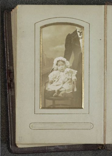 Portrait of a baby with a cap
