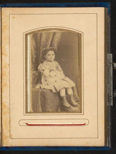 Portrait of a sitting girl
