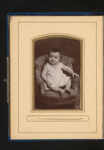 Portrait of a sitting boy