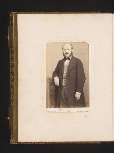 Portrait of a Man with a Mustache and Sideburns
