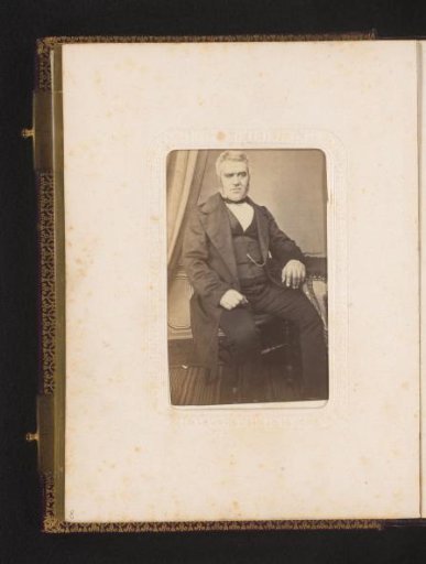 Portrait of a Seated Man with Sideburns