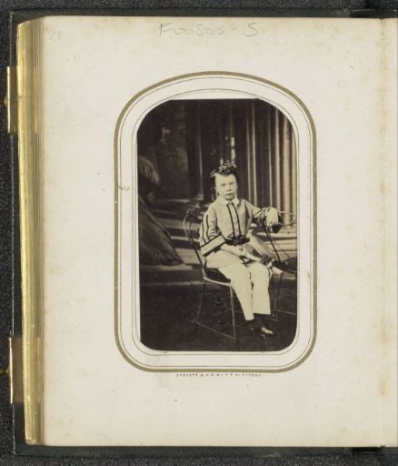 Portrait of Prince Alexander, son of King William III, as a child