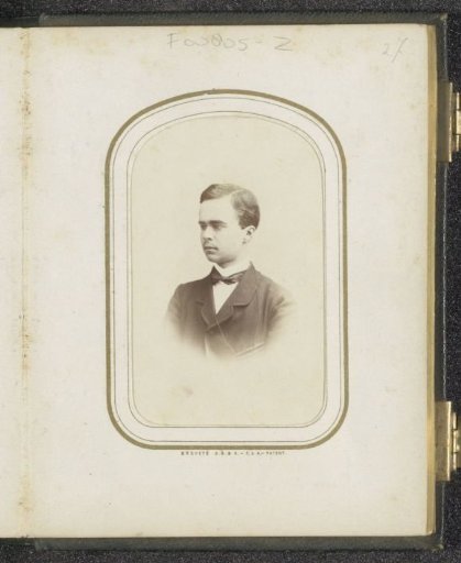 Portrait of William Adolph Maximilian Carl Prince of Wied, husband of Princess Marie