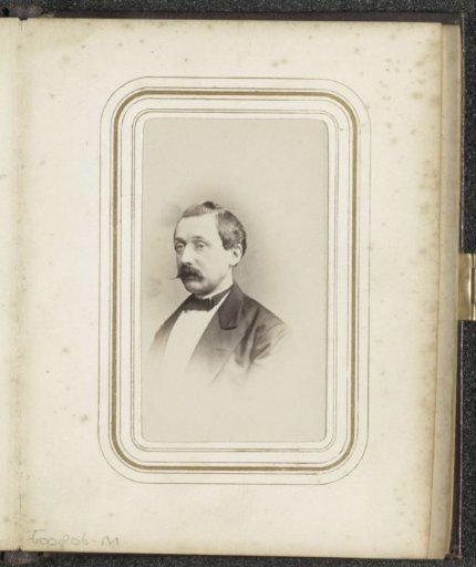 Portrait of a man with a moustache