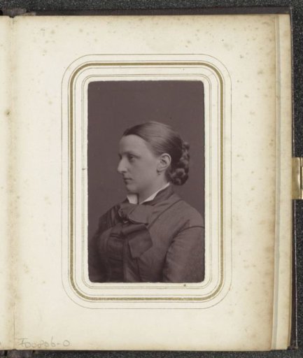 Portrait of a woman with plaited hair