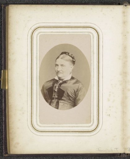 Portrait of a woman with plaited hair