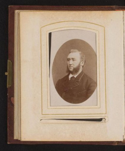 Portrait of a man with sideburns