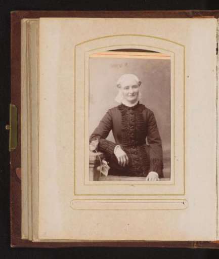 Portrait of a young woman in traditional dress