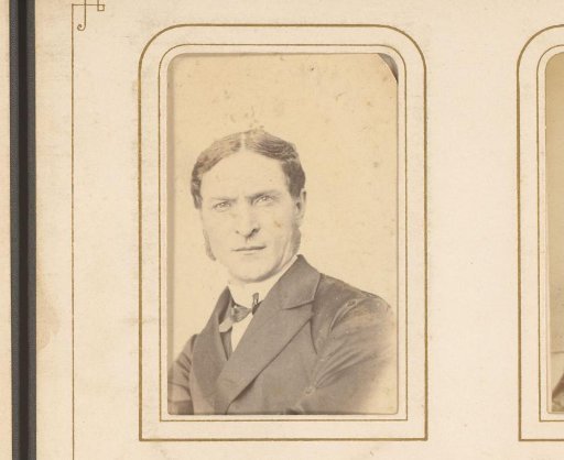 Portrait of a man with sideburns