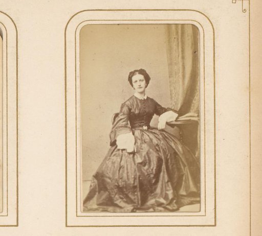 Portrait of a seated woman