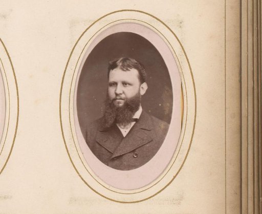 Portrait of a Man with a Moustache and Beard