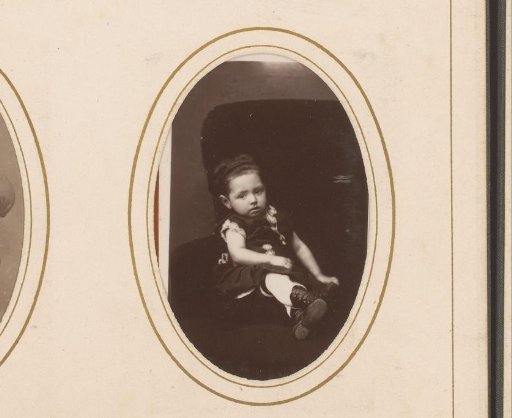 Portrait of a girl sitting on a chair