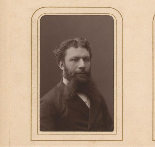 Portrait of a Man with a Mustache and Beard
