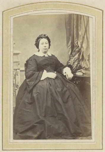 Portrait of a Seated Woman in a Dress