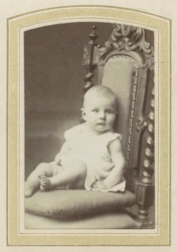 Portrait of a Baby in a Chair