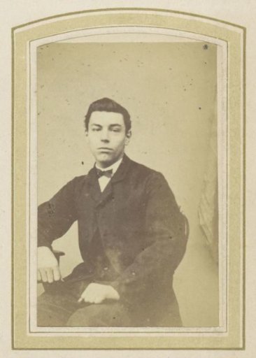 Portrait of a Young Man with a Bow and a Jacket