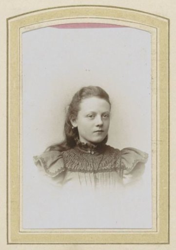 Portrait of a Girl with Long Hair