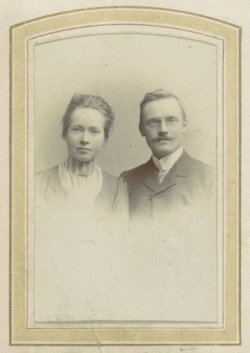 Portrait of a Man and a Woman with a Pince-nez
