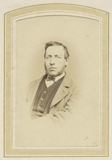 Portrait of a Man with Sideburns, a Bow Tie and a Waistcoat