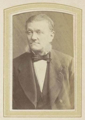 Portrait of a Man with Sideburns, a Bow Tie and a Coat