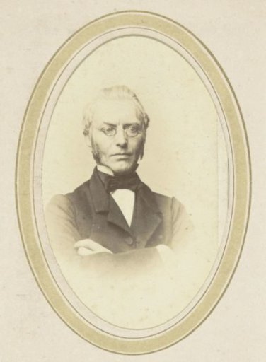 Portrait of a Man with Glasses and a Jacket with a Tie