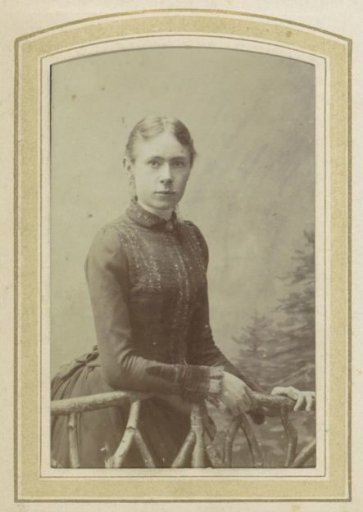Portrait of a Woman in a Dress
