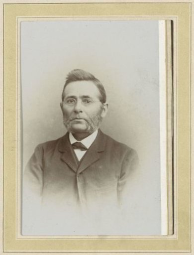 Portrait of a Man with Spectacles and Sideburns