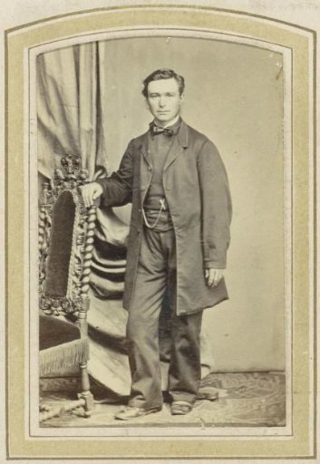 Portrait of a Man by a Chair