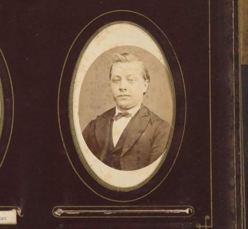 Portrait of a young man with a cravat