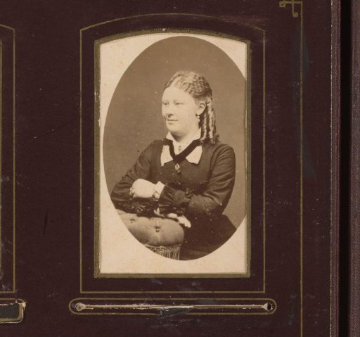 Portrait of a Young Woman with Ringlet Curls