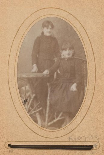 Portrait of two girls