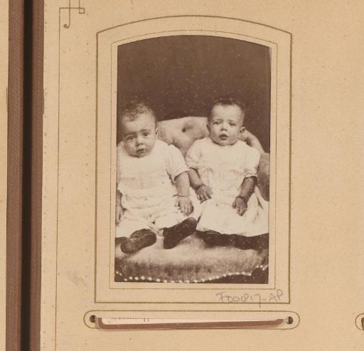 Portrait of Two Young Children