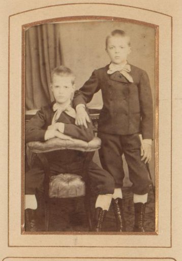 Portrait of Two Boys